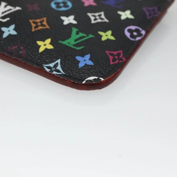 LOUIS VUITTON Monogram Pochette Cles NM Coin Purse Black - Picture 11 of 14